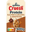 Quaker Cruesli protein salted caramel & brownie 400g