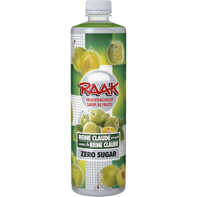 Raak Vruchtensiroop reine claude zero sugar 750g