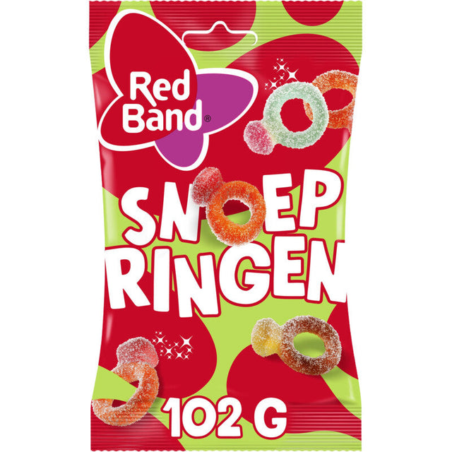 Red Band Ring Sweets Sweet & Sour 102g