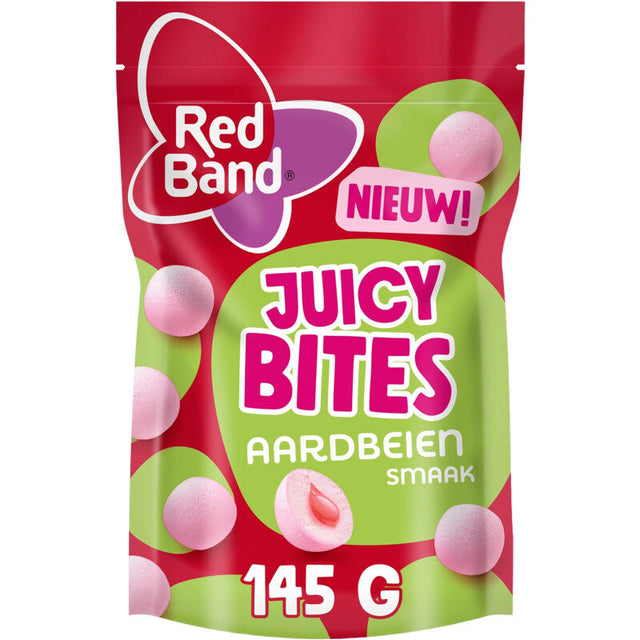 Red Band Juicy bites Strawberry Flavour 145g