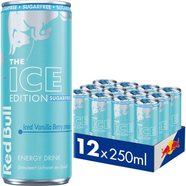 Red Bull Ice edition sugarfree Energy drink 12 × 250ml