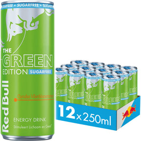Red Bull Green edition sugarfree curuba Energy drink 12 × 250ml