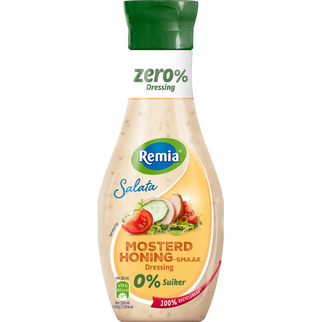 Remia Mustard Honey dressing zero% 250g