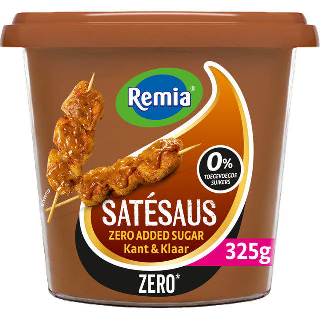 Remia Satay Sauce zero added sugar Ready-to-Serve 325g