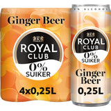 Royal Club Ginger beer 0% Sugar Drink mixer 4 × 250ml