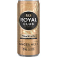 Royal Club Mocktails ginger mule flavour 0% alcohol 250ml
