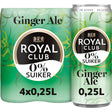 Royal Club Ginger ale 0% Drink mixer 4 × 250ml