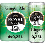 Royal Club Ginger ale 0% Drink mixer 4 × 250ml