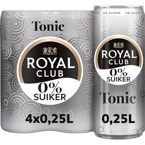 Royal Club Tonic 0% Sugar Drink mixer 4 × 250ml