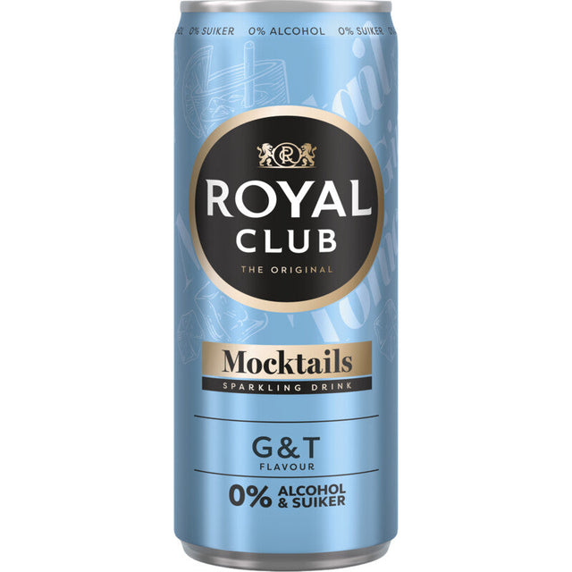 Royal Club Mocktails gin tonic flavour 0% alcohol 250ml