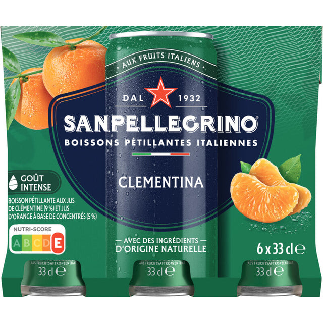 S. Pellegrino Clementina Soft drink 6 × 330ml