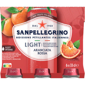S. Pellegrino Aranciata rossa light Soft drink 6 × 330ml