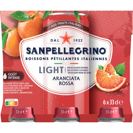 S. Pellegrino Aranciata rossa light Soft drink 6 × 330ml
