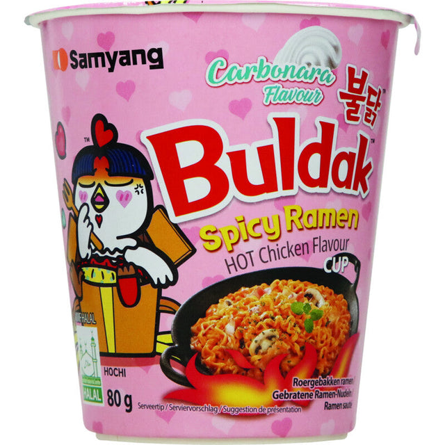 Samyang Buldak spicy ramen carbonara Instant noodles 80g