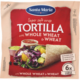 Santa Maria Tortilla wraps with Wholegrain Wheat 6x large 371g