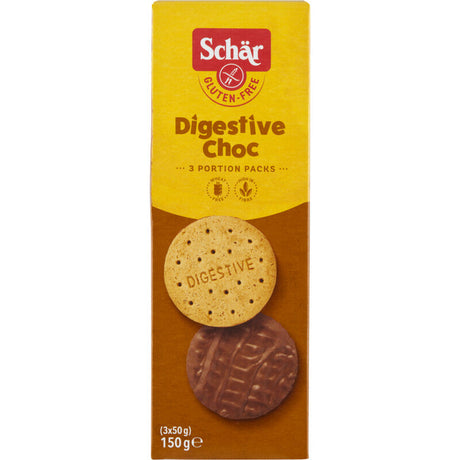 Schär Digestive choc Gluten-Free Biscuits 150g