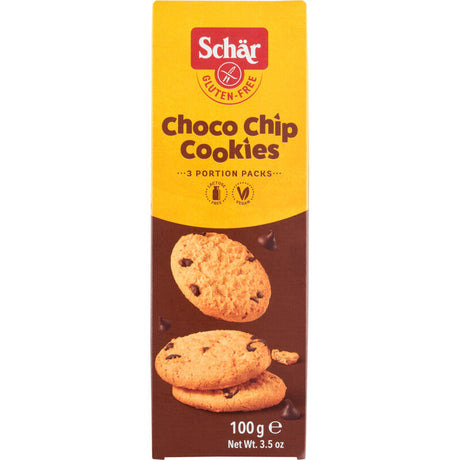 Schär Choco chip cookies Gluten-Free Biscuits 100g