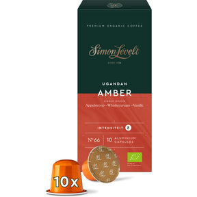 Simon Lévelt Uganda Amber capsules Ground coffee 55g