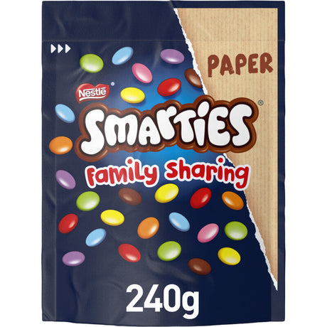 Smarties Milk Chocolate Stand-Up Pouch 240g