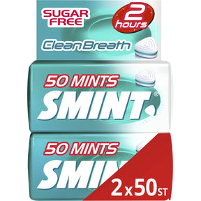 Smint Clean breath intense mint 2-pack Chewing gum 70g
