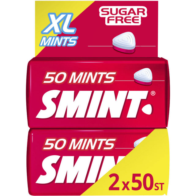 Smint Strawberry XL mints sugarfree 2-pack 70g