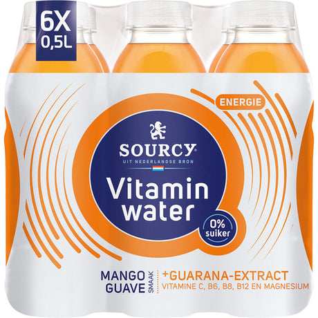 Sourcy Vitaminwater mango Guava Mineral water 6 × 500ml