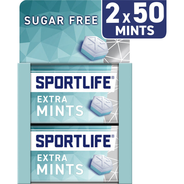 Sportlife Extramint sugar free mints 2-pack 70g