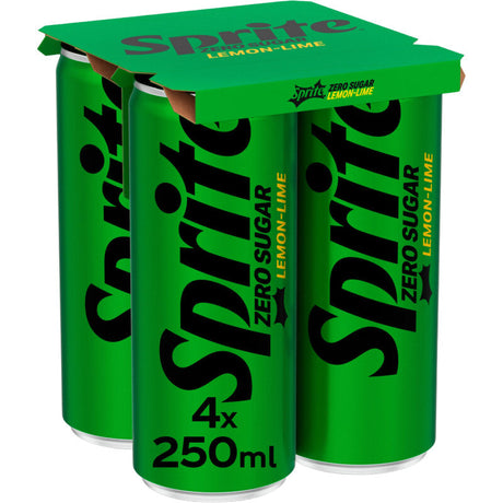 Sprite Zero sugar lemon-lime Soft drink 4 × 250ml