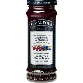 St. Dalfour Fruit Spread Cranberry Blueberry 284g