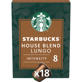 Starbucks Nespresso house blend lungo 18 capsules 103g