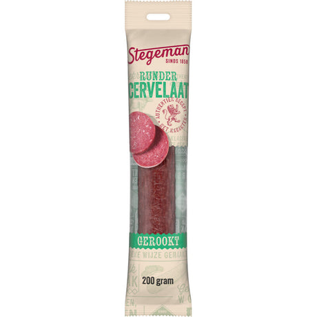 Stegeman Beef Cervelat Sausage 200g