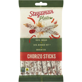 Stegeman Plus chorizo sticks Cured sausage 100g