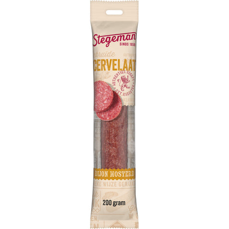 Stegeman Cervelaat Dijon Mustard 200g