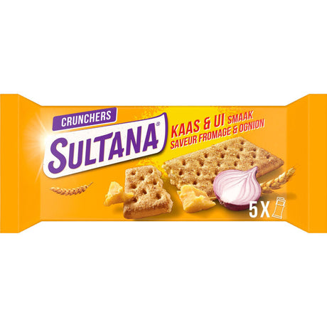 Sultana Crunchers Cheese & Onion Biscuits 175g