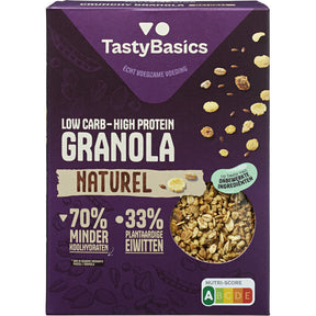 TastyBasics Low carb-high protein granola Original 350g