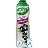 Teisseire Zero Blackcurrant Syrup 600ml