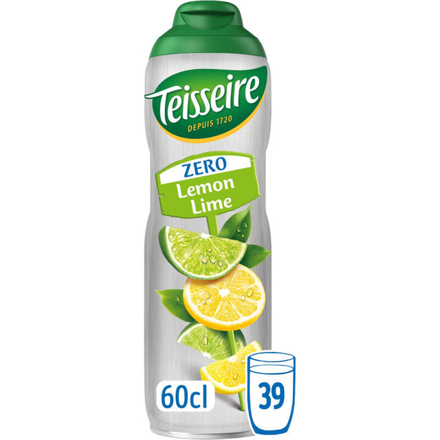 Teisseire Zero Lemon Lime Syrup 600ml