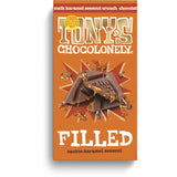 Tony's Chocolonely Filled Milk Caramel Sea Salt crunch Chocolate 135g