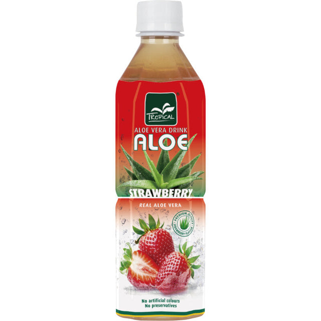 Tropical Aloe vera Strawberry Fruit drink 500ml