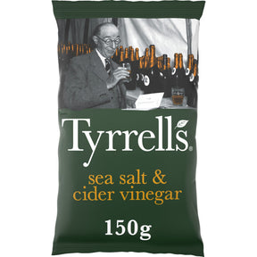 Tyrrells Sea salt & cider vinegar Potato chips 150ml