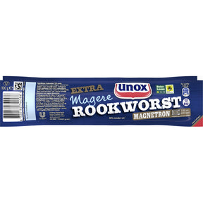 Unox Extra Skimmed Smoked Sausage Microwave 100g