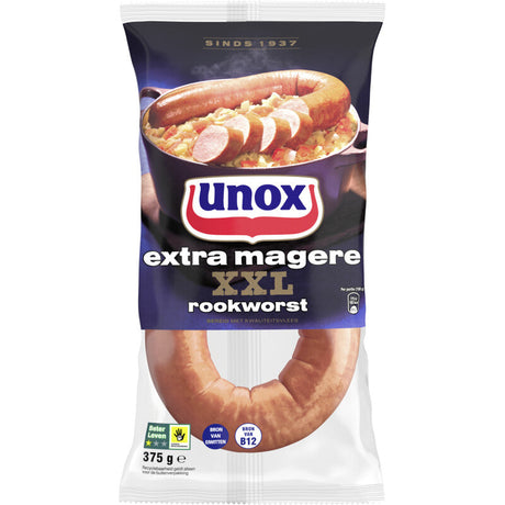 Unox Smoked Sausage extra Lean 375g
