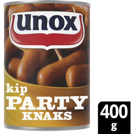Unox Chicken party knaks Frankfurter sausages 400g