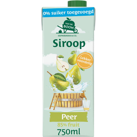 Van de Boom Pear Syrup 0% Sugar 750ml