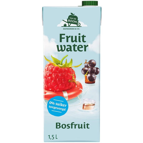 Van de Boom Fruit water bosfruit 1.5l