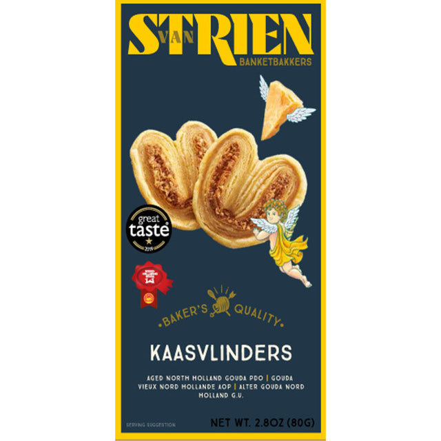 Van Strien Cheese Palmiers Savoury snacks 80g