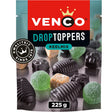 Venco Droptoppers Throat Sweets Mix Liquorice 225g