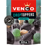 Venco Droptoppers Throat Sweets Mix Liquorice 225g