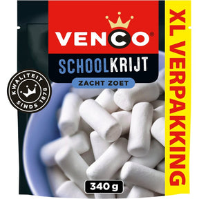 Venco Schoolkrijt XL Liquorice 340g
