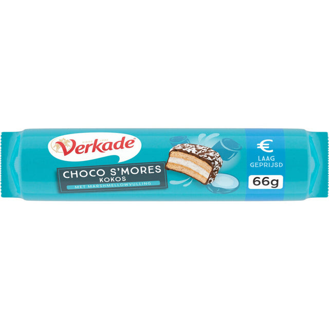Verkade Choco s'mores Coconut marshmallow 66g